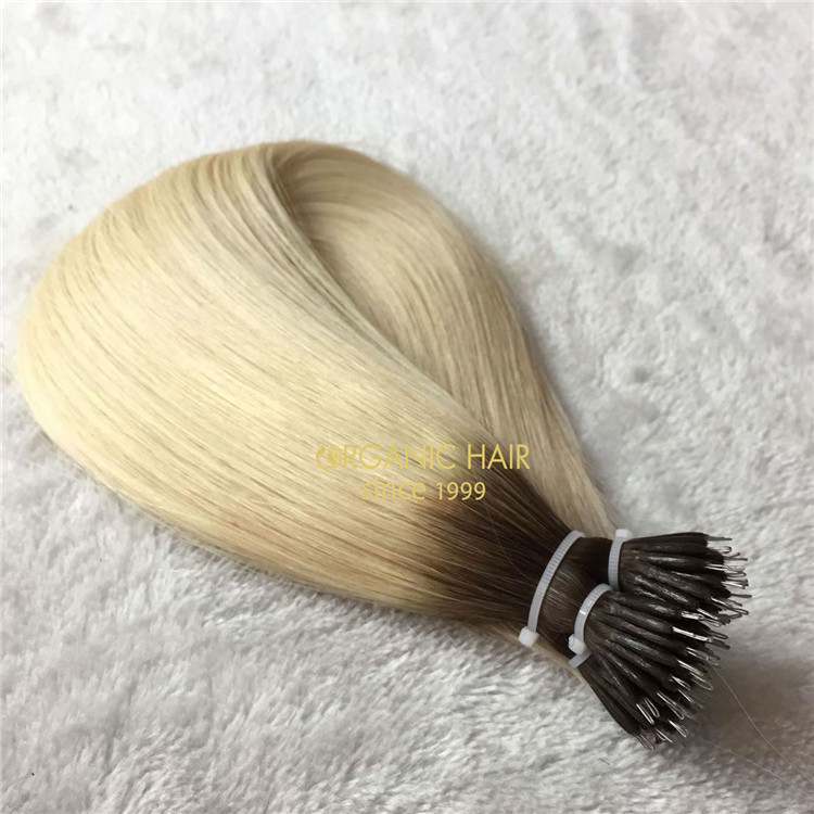 wholeslae Omber nano ring hair extension-the The fastest, most comfortable and safe way A124